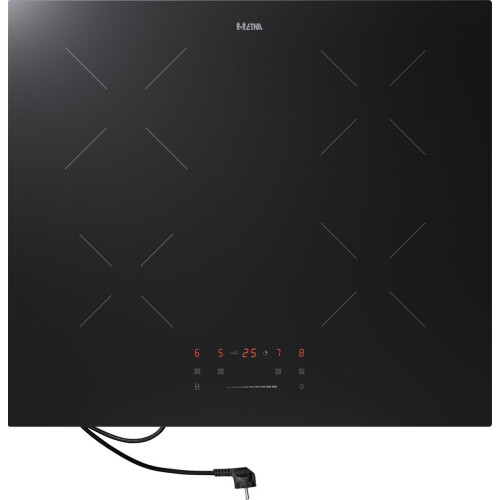 ETNA KIS159ZT - Inductiekookplaat 59 cm - Plug&Cook - 10 kookstanden - Centrale slider - Kinderslot - 4 timers - Boostfunctie