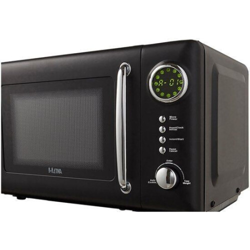 ETNA SMV620ZWA - Retro Magnetron - 20 liter - 12 Automatische Programma's - Zwart Tweedehands