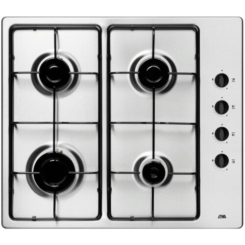 Etna T106VRVSA - Gaskookplaat - 4 kookzones - RVS