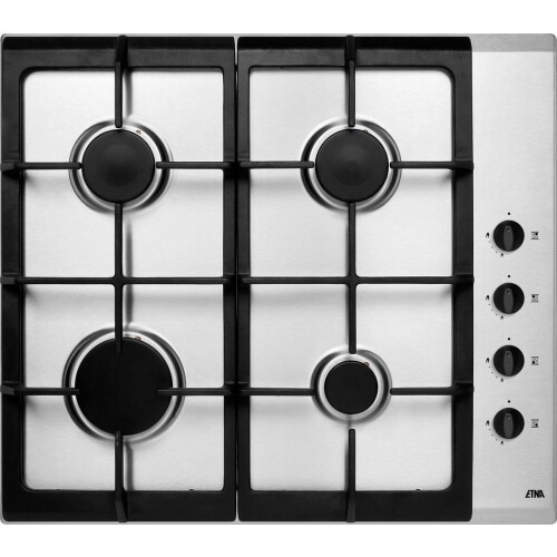 ETNA T110VRVSA - Gaskookplaat - 4 pits - Geïntegreerde vonkontsteking - RVS