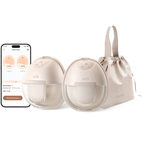 eufy Baby S1 - Draagbare Borstkolf - HeatFlow Technologie - Beige