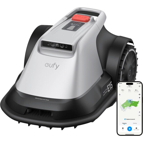 eufy E15 - Robotmaaier - 800m² maaioppervlak - App-bediening Tweedehands