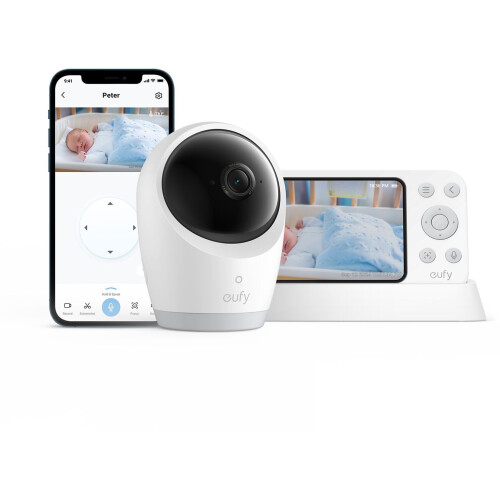 Eufy E21 - Baby Monitor - 4K UHD - Hybride Monitoring - Wit