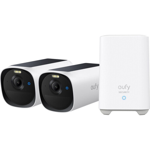 Eufy E40 - 2K Cameraset - Zonnepaneel SolarPlus™ 2.0 - (2-Pack)
