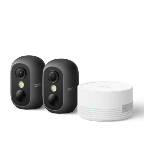 Eufy eufyCam C35 - Draadloze Beveiligingscamera - Kleurennachtzicht IP67 - Zwart Tweedehands