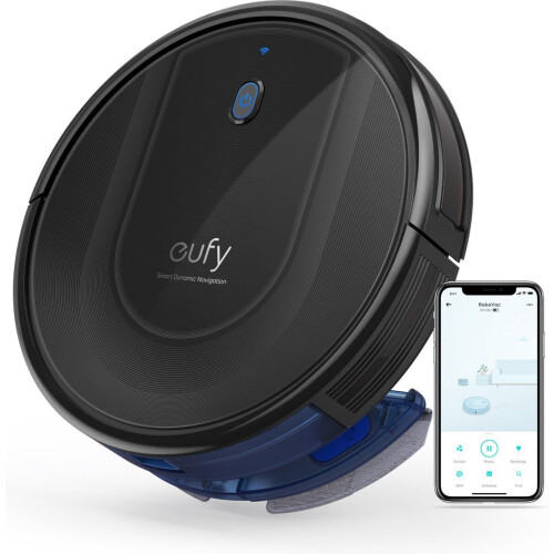 Eufy G10 Hybrid - Robotstofzuiger met dweilfunctie - 2000 Pa zuigkracht - Zwart Tweedehands