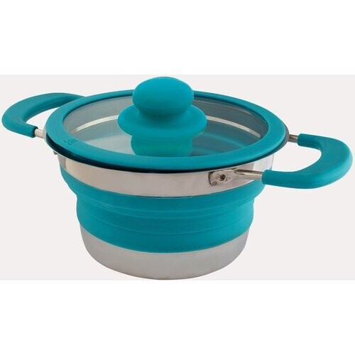 Eurotrail Pan + Lid 1 ltr. Blauw Tweedehands