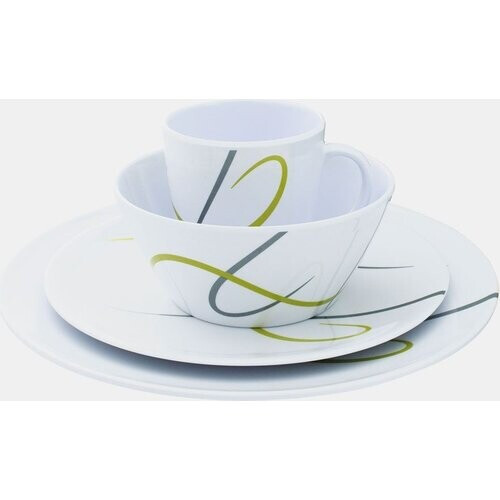 Eurotrail Vienna 16 Delig Servies Wit