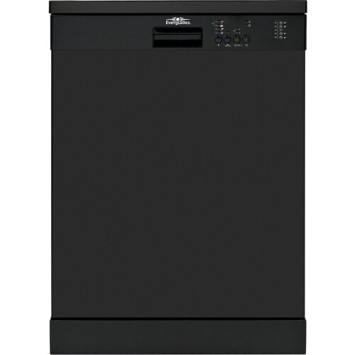 Everglades EVDW5105 - Vrijstaande Vaatwasser - 12 couverts - Zwart Tweedehands