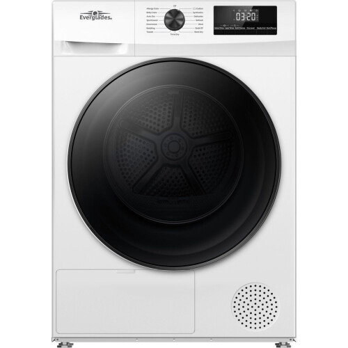 EVERGLADES EVHP9055W - Warmtepompdroger - 9 kg - 15 programma's - Energielabel A+++