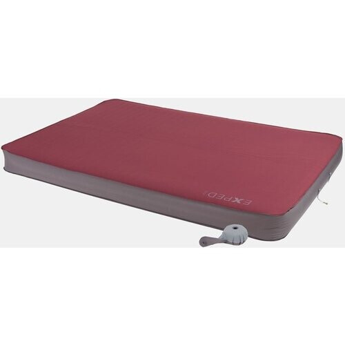 Exped Megamat Max 15 Duo LW+ + Minipomp 2-persoons Zelfopblaasbare Slaapmat Bordeaux / Kastanjebruin Tweedehands
