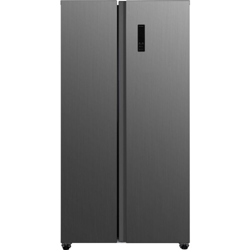 Exquisit CDJ445-041EG - Amerikaanse koelkast - 442 Liter - No Frost - Ice-Twister - Inox Tweedehands