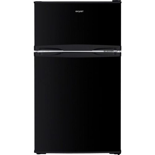 Exquisit KGC087-25-040EB - Koel-vriescombinatie - 85 cm hoog - 4* vriesvak - 85 Liter - Zwart Tweedehands