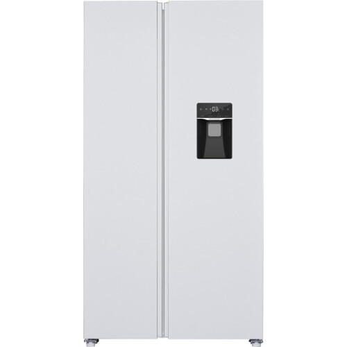 Exquisit SBS146-WS-041EW - Amerikaanse koelkast - Waterdispenser - No Frost - 439 liter - Wit