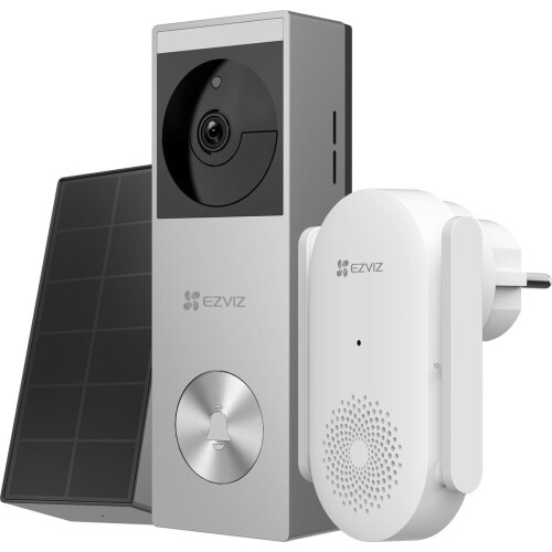 EZVIZ HP3 Pro + CH1 - Slimme Beveiligingscamera - 2K HD - Kleur Nachtzicht - Zonnepaneel - IP65 Tweedehands