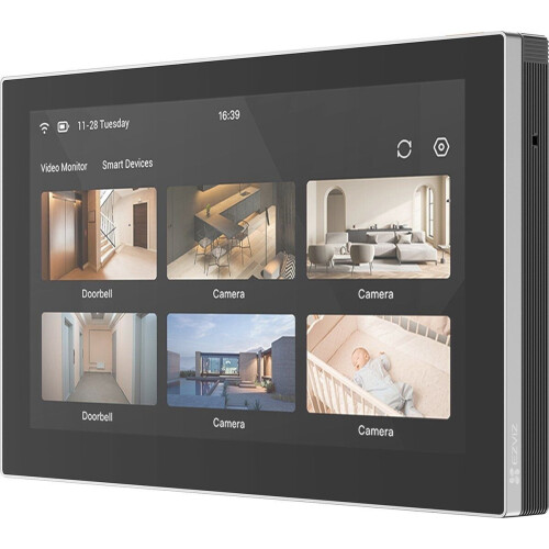 EZVIZ SD7 - Slim scherm - 7-inch IPS Touchscreen - Zwart Tweedehands