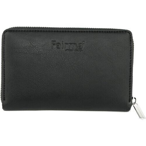 FAIRMA ETHICAL DESIGN dames vegan Portemonnee Dames Mooj Medium Zwart Tweedehands