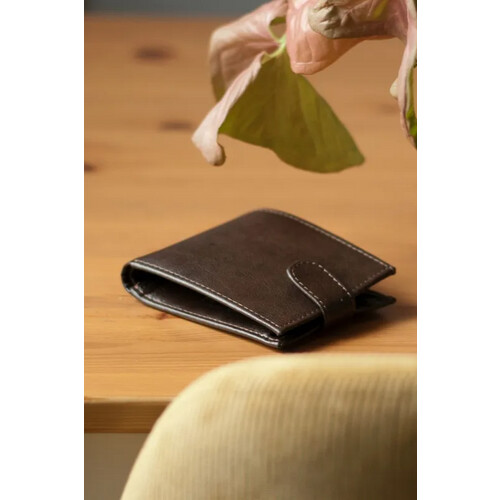 FAIRMA ETHICAL DESIGN mannen vegan Portemonnee Heren Richie Brown Tweedehands