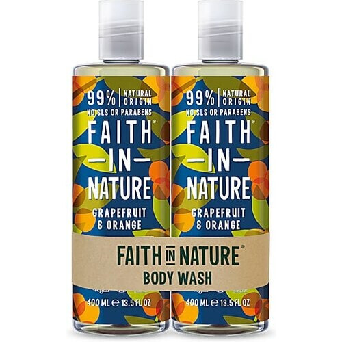 Faith in Nature Douchegel Bundelpakket Grapefruit & Sinaasappel Tweedehands