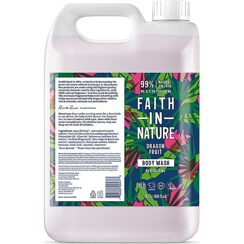 Faith in Nature Dragon Fruit Bad-en Douchegel 5L Tweedehands