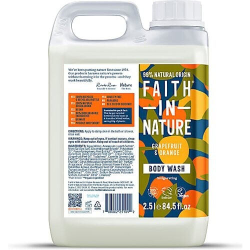 Faith in Nature Grapefruit & Sinaasappel Douchegel 2.5L Tweedehands