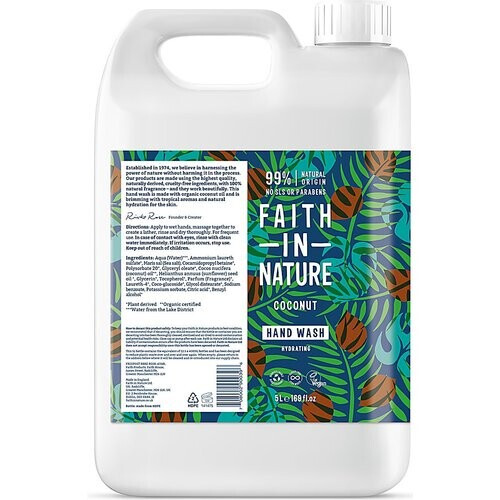 Faith in Nature Handzeep Coconut 5L Tweedehands