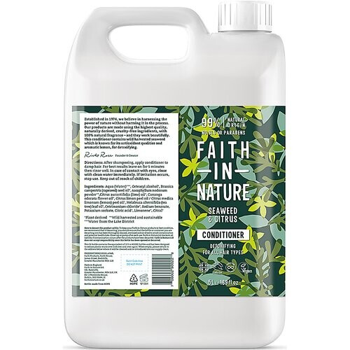 Faith in Nature Zeewier & Citrus Conditioner - 5L Tweedehands