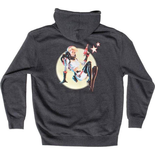 Fallout 4 Nuka Cola PinUp Hoodie - XL - 100% Katoen - Lichtgrijs