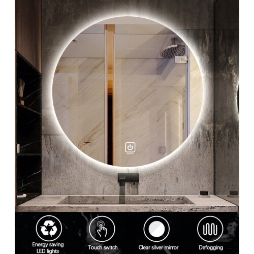 FENOMÉ - Ronde Spiegel 60cm - LED Verlichting Dimbaar - Anti Condens Tweedehands