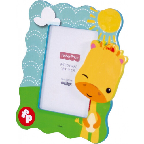 Fisher Price - Fotolijst Giraffe - Houten fotolijst 10 x 15 cm - Multicolor