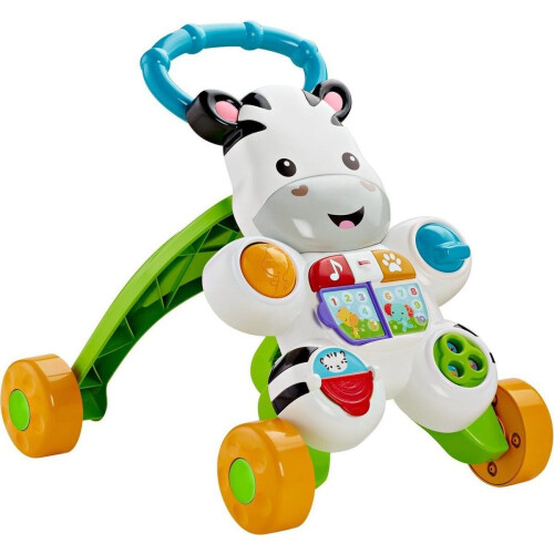Fisher-Price Loop Met Mij Zebra - Looptrainer - Muzikaal speelgoed - Franstalig