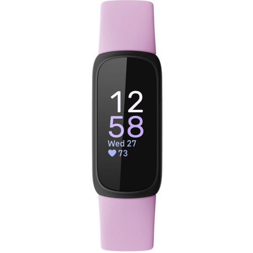 Fitbit Inspire 3 - Smarttracker - 6 maanden Premium - Zwart/Roze Tweedehands