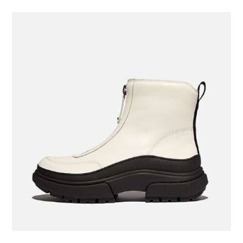 Fitflop WYLDER Zip-Front Leather Ankle Boots mt 39