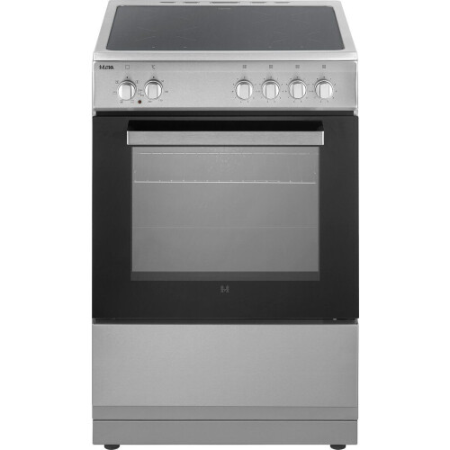 FIV560RVS - Inductie fornuis - 4-pits met elektrische oven 60 cm