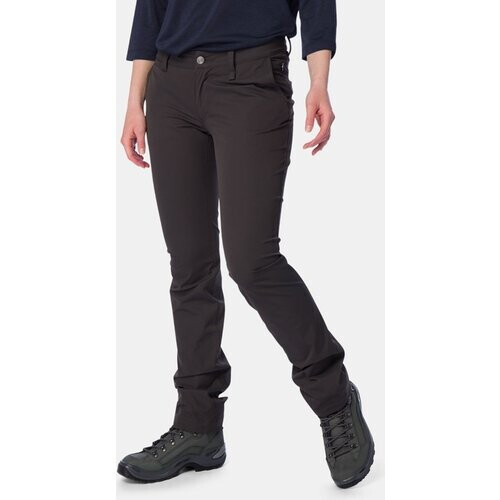 Fjällräven Abisko Stretch Regular Broek Dames Donkergrijs Tweedehands