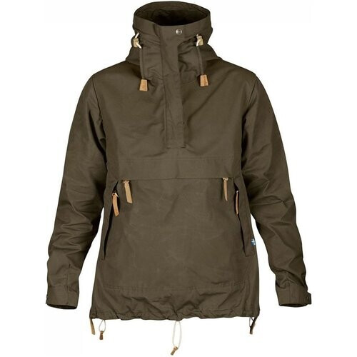 Fjällräven Anorak No.8 Jas Dames Donkerkaki Tweedehands