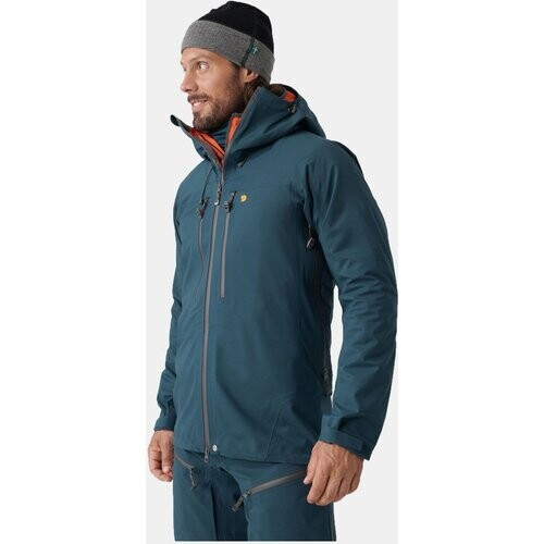 Fjällräven Bergtagen Eco-Shell Hardshell Jas Marineblauw Tweedehands