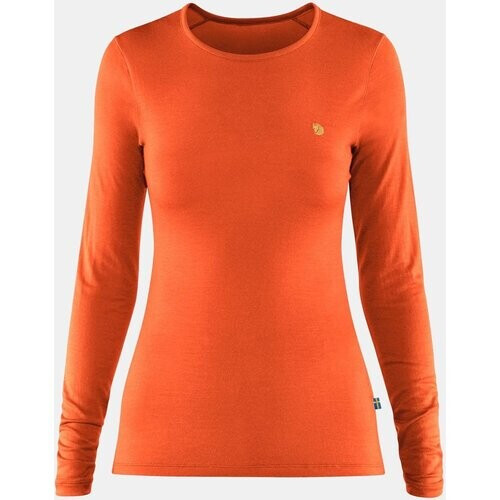 Fjällräven Bergtagen Thinwool Longsleeve Dames Oranje Tweedehands