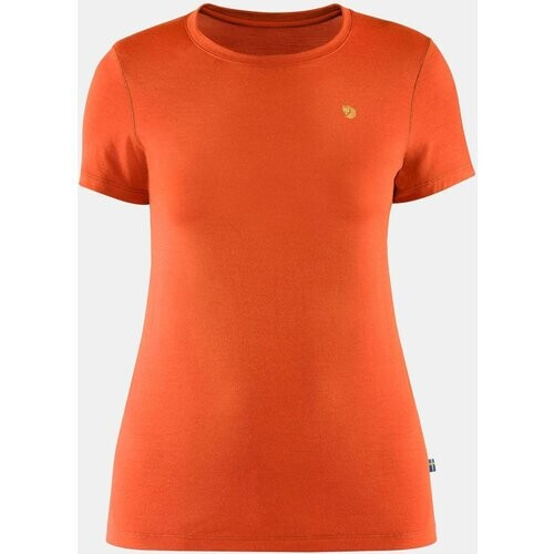 Fjällräven Bergtagen Thinwool T-Shirt Short Sleeve Dames Oranje Tweedehands