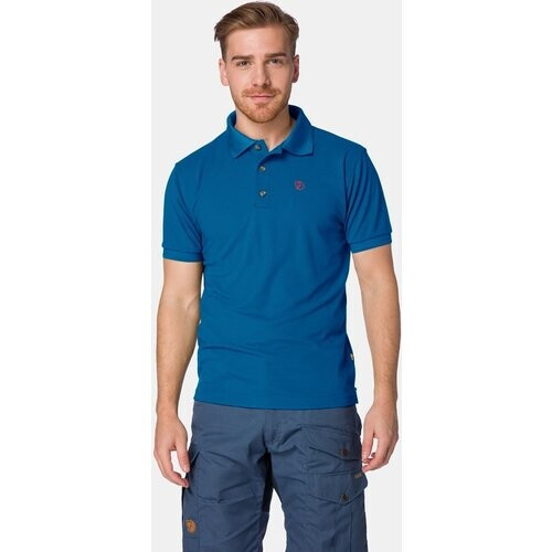 Fjällräven Crowley Pique Shirt Blauw Tweedehands