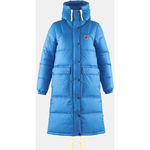 Fjällräven Expedition Long Down Parka Dames Lichtblauw Tweedehands