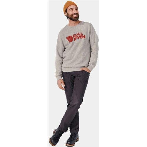 Fjällräven Fjällräven Logo Sweater M Lichtgrijs/Middengrijs Tweedehands