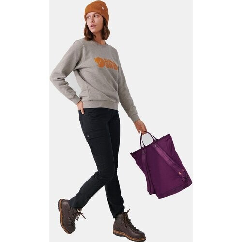 Fjällräven Fjällräven Logo Sweater W Lichtgrijs/Middengrijs Tweedehands