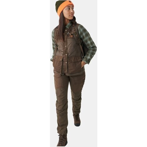 Fjällräven Forest Wool Padded Vest Dames Olijfgroen Tweedehands