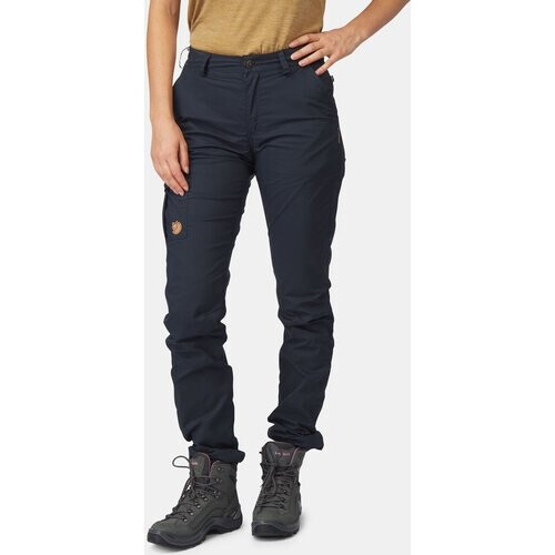 Fjällräven Karla Lite Curved Broek Dames Marineblauw Tweedehands