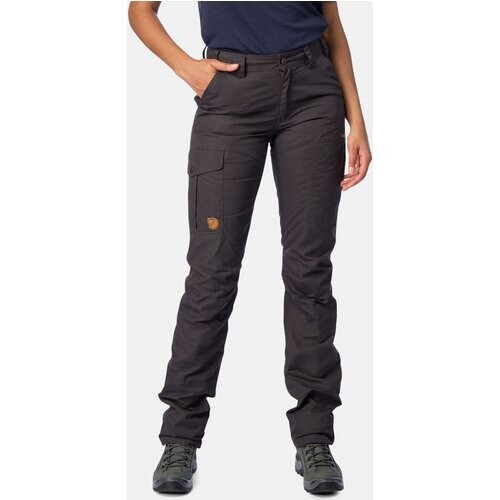 Fjällräven Karla Pro Curved Broek Dames Donkergrijs Tweedehands