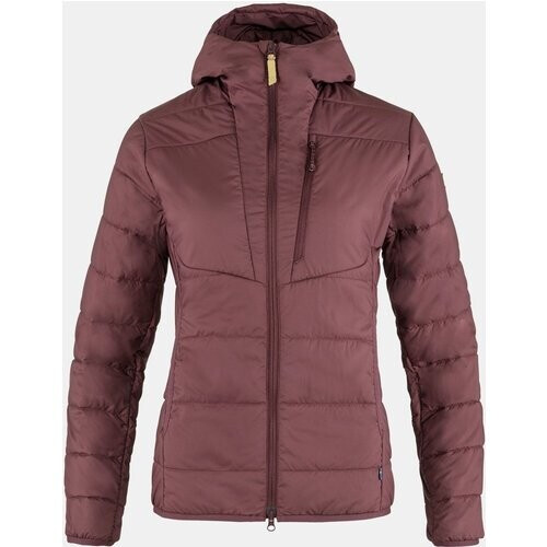Fjällräven Keb Padded Hoodie Trui Dames Aubergine Tweedehands