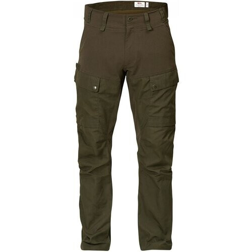 Fjällräven Lappland Hybrid Broek Donkerkaki Tweedehands