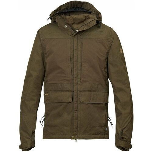 Fjällräven Lappland Hybrid Jas Donkerkaki Tweedehands
