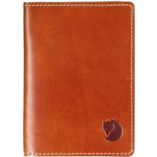 Fjällräven Leather Paspoort Hoes Zandbruin Tweedehands